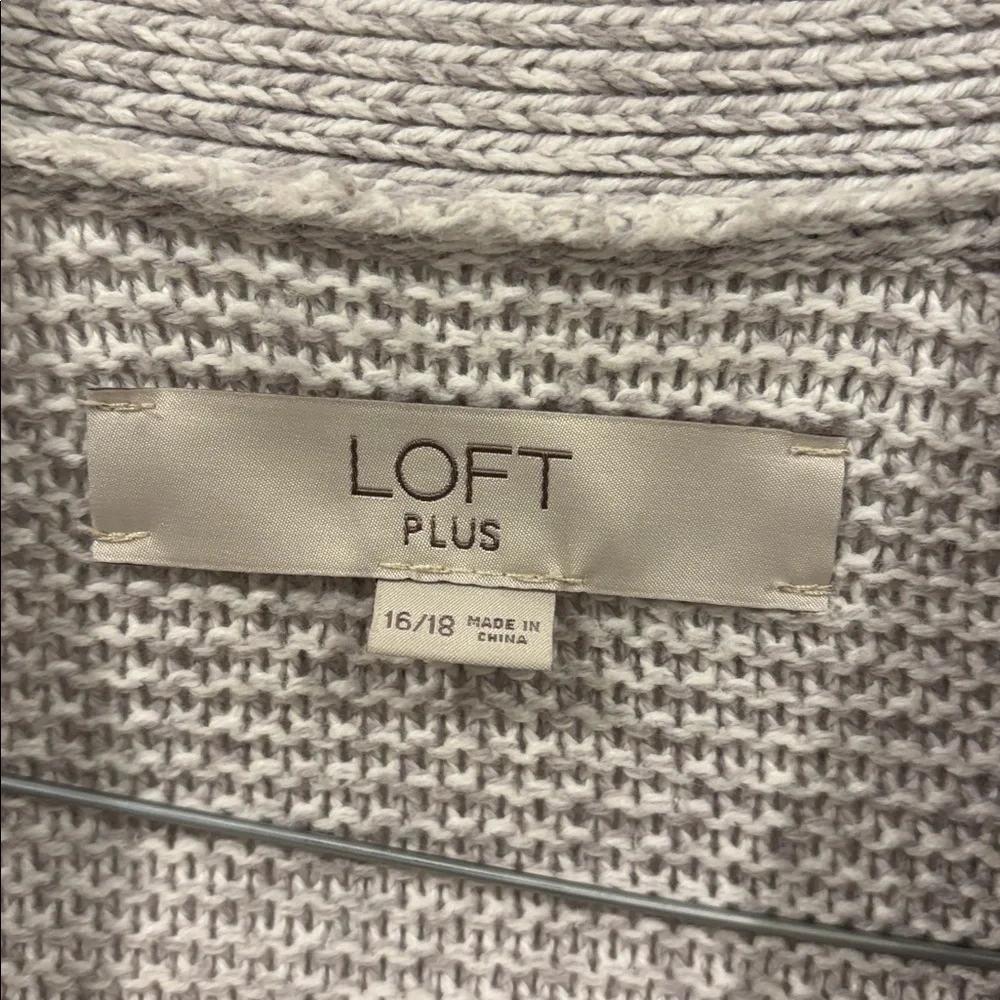 LOFT Plus Womens Long Sleeve Cardigan 16/18 - Picture 2 of 7
